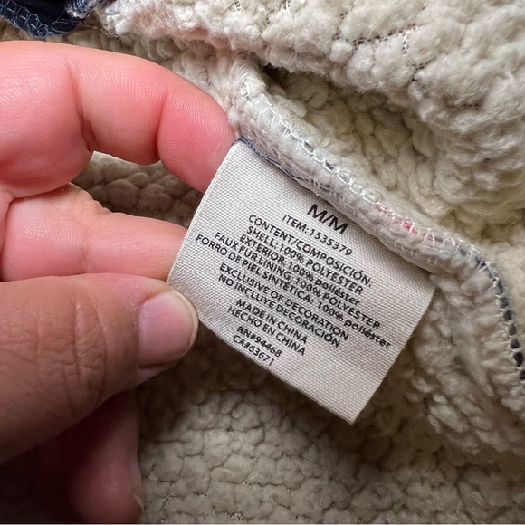 Sage Women's Long Sleeve Plaid Super Plush Sherpa Lined Fleece Shirt Jacket M - Picture 12 of 14